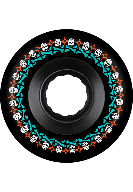 Bones Wheels ATF Rough Riders 80A Annuals Rolle black – Vorderansicht
