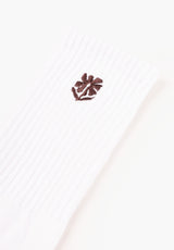 TITUS Florie Socken white-darkberry – Rückenansicht
