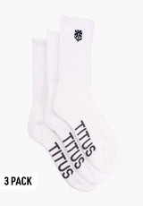 TITUS Florie Socken white-greyblue – Vorderansicht