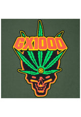 GX1000 Leaf T-Shirt military-green – Rückenansicht