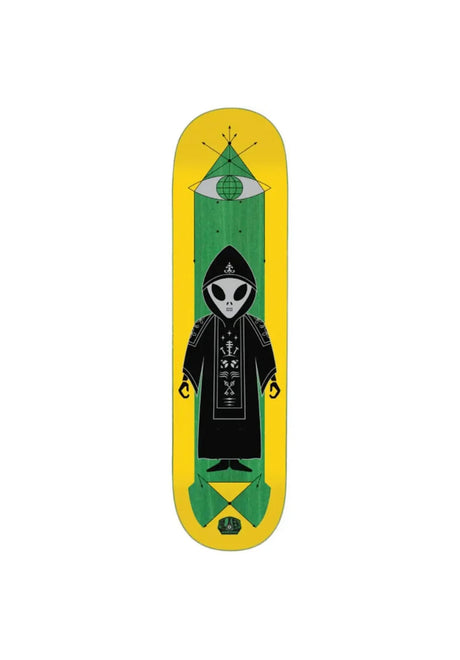 Alien-Workshop High Priest Deck yellow-green – Rückenansicht