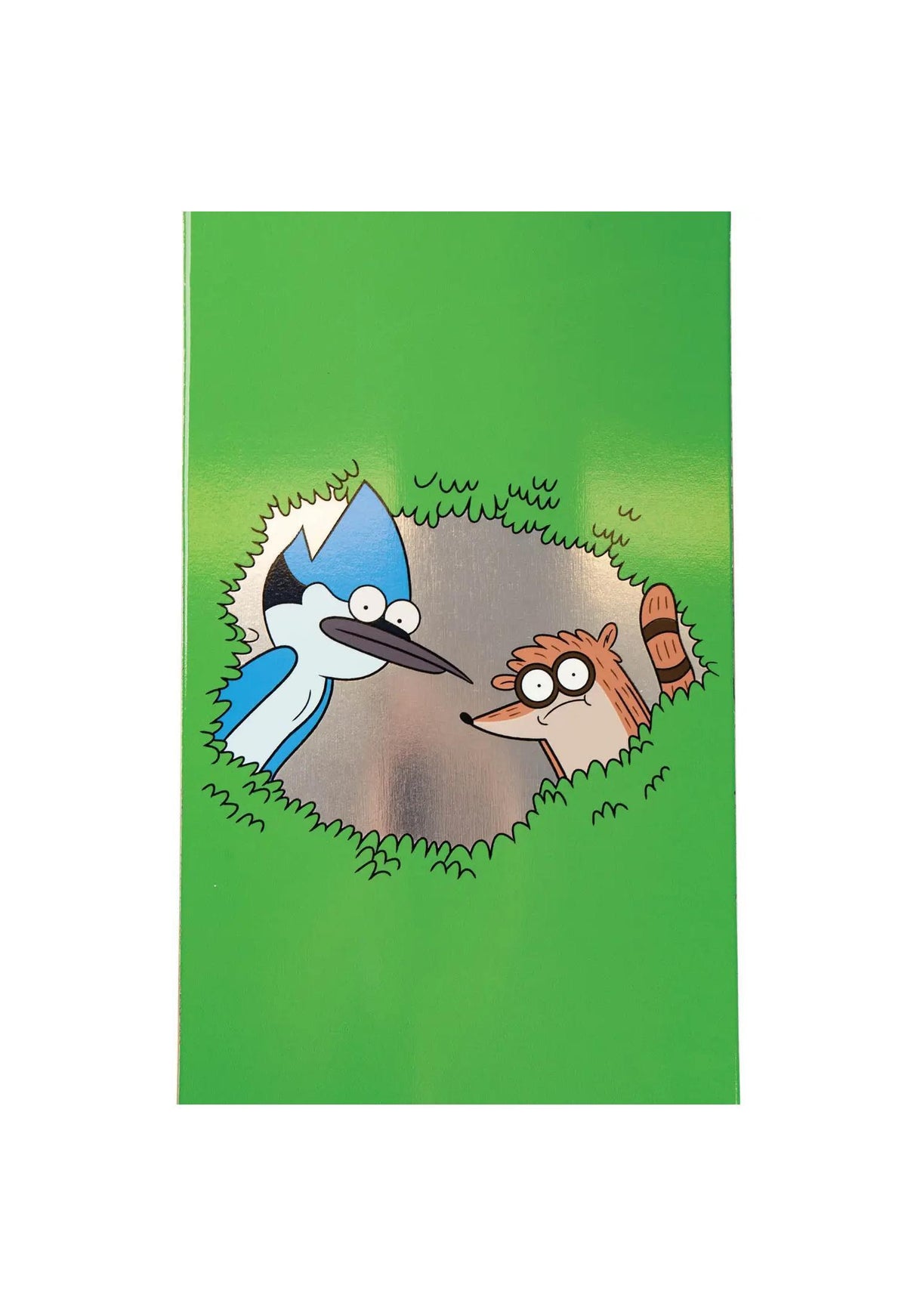 Welcome X Regular Show Shrub on Popsicle Deck green - silver foi – Rückenansicht