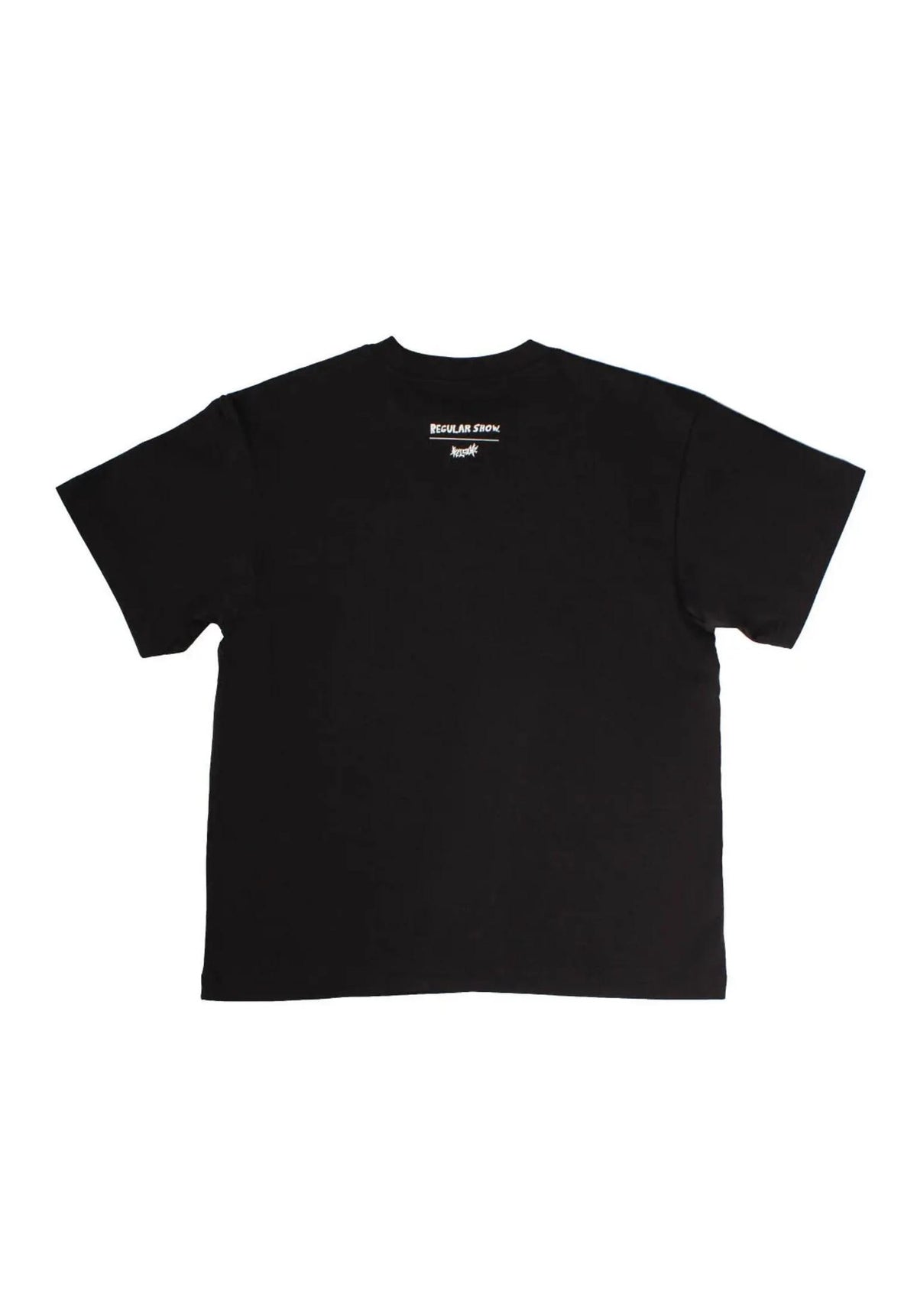 Welcome X Regular Show Mordecai Boxy Garment-Dyed T-Shirt black – Rückenansicht