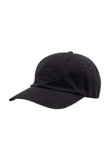 GX1000 Tag Hat 6-Panel Unstructured Strapback Cap black-washed – Vorderansicht
