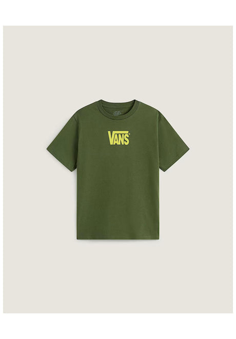 Vans Stretch Logo Kids T-Shirt green-balsam – Vorderansicht
