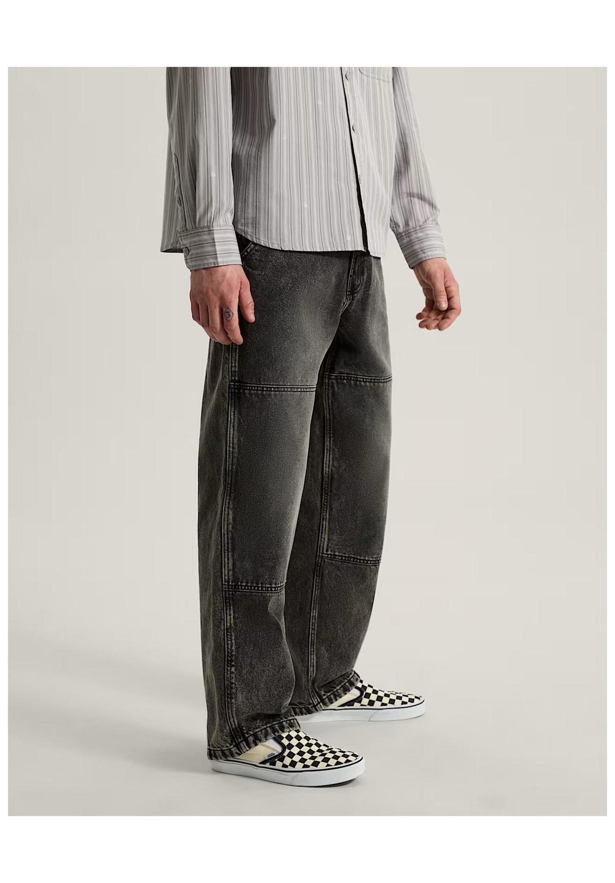 Vans x Rowan Double Knee 2.0 Jeans black-stonewashed – Detailansicht 1