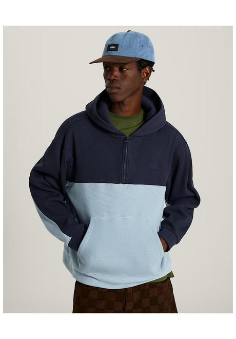 Vans x Rowan Quarter Zip Zip-Hoodie parisiannight-softslate – Vorderansicht