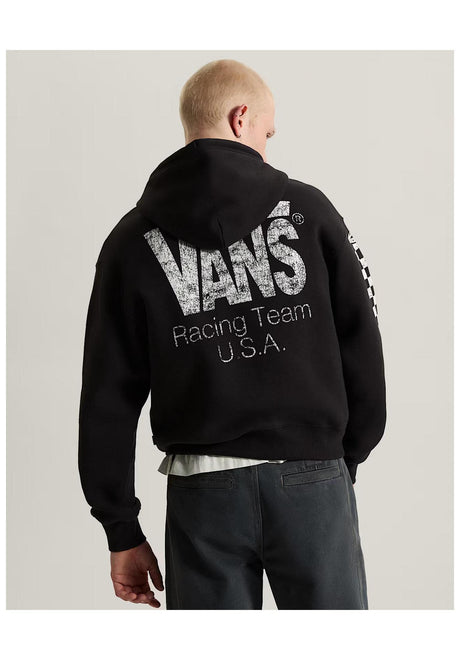 Vans Racing Full Zip Zip-Hoodie black – Vorderansicht