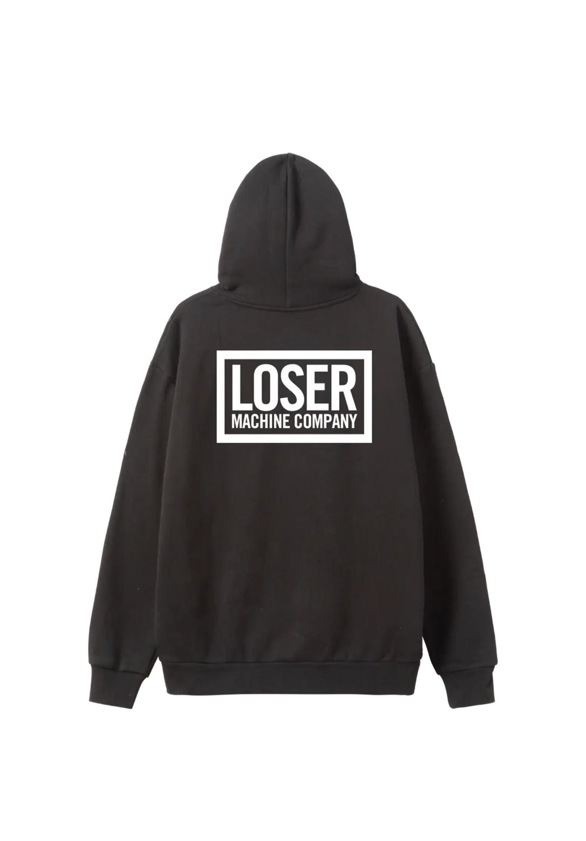 Loser-Machine Loser Box '09 Heavyweight Hoodie black – Rückenansicht
