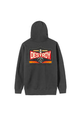 Loser-Machine Hot Spark Hoodie asphalt – Rückenansicht