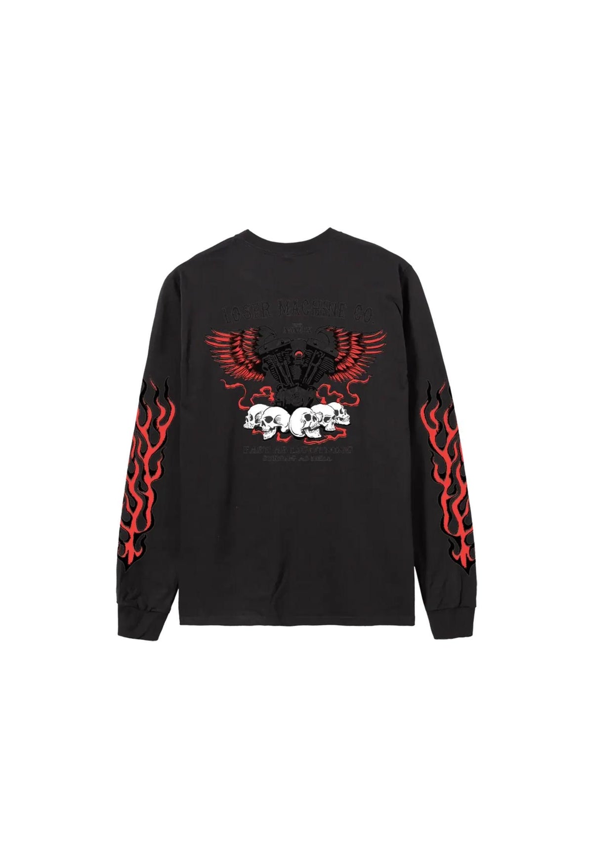 Loser-Machine No Easy Way Out Longsleeve black – Rückenansicht