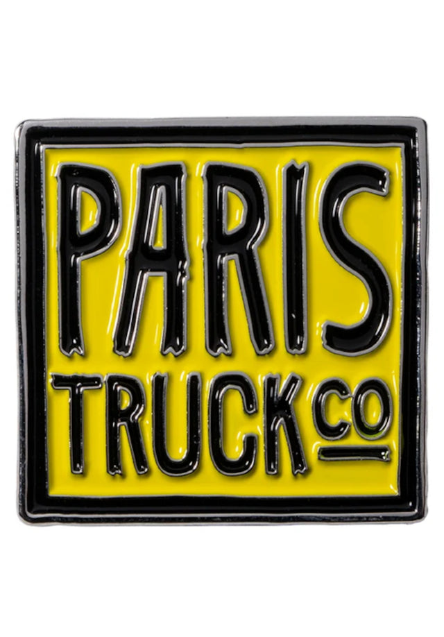 Hipster Logo 1,25 Enamel Pin yellow Vorderansicht