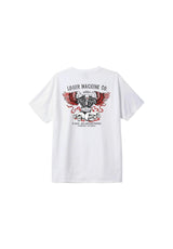 Loser-Machine No Easy Way Out T-Shirt white-enzyme – Rückenansicht