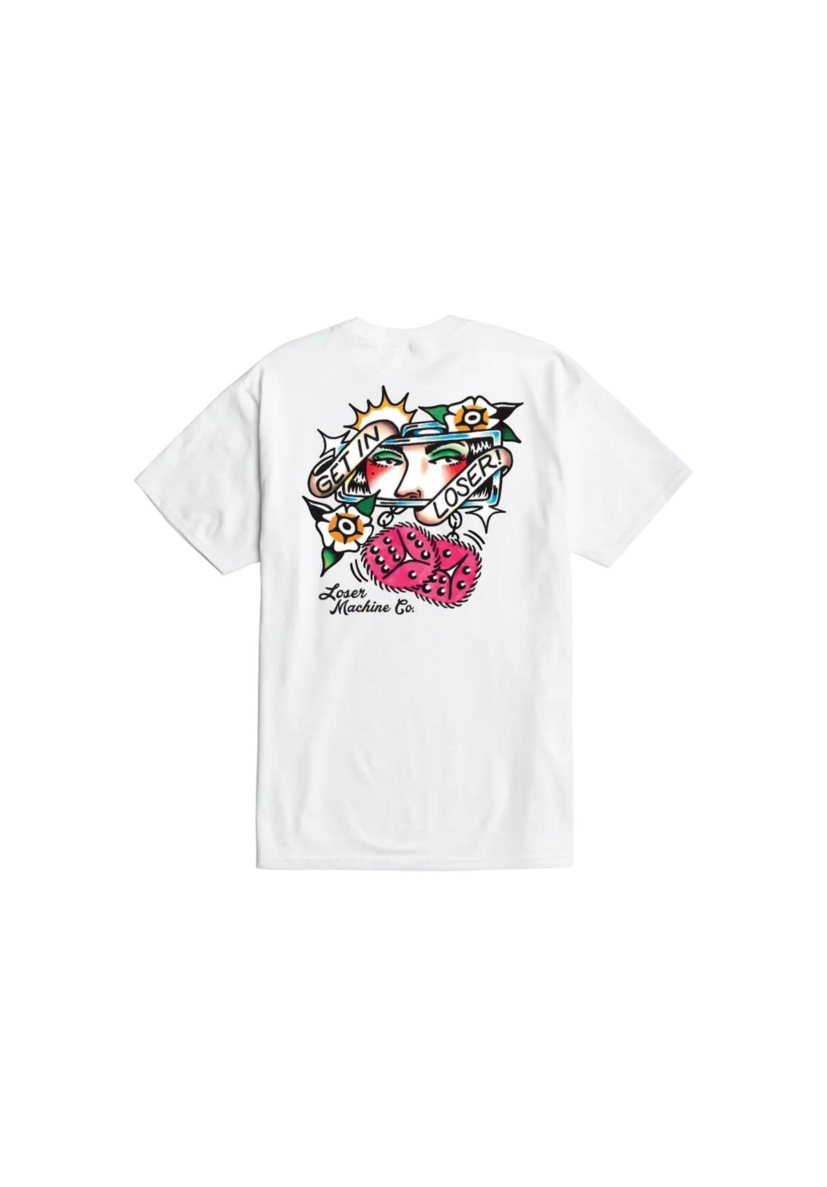Loser-Machine Wild Ride T-Shirt white – Rückenansicht