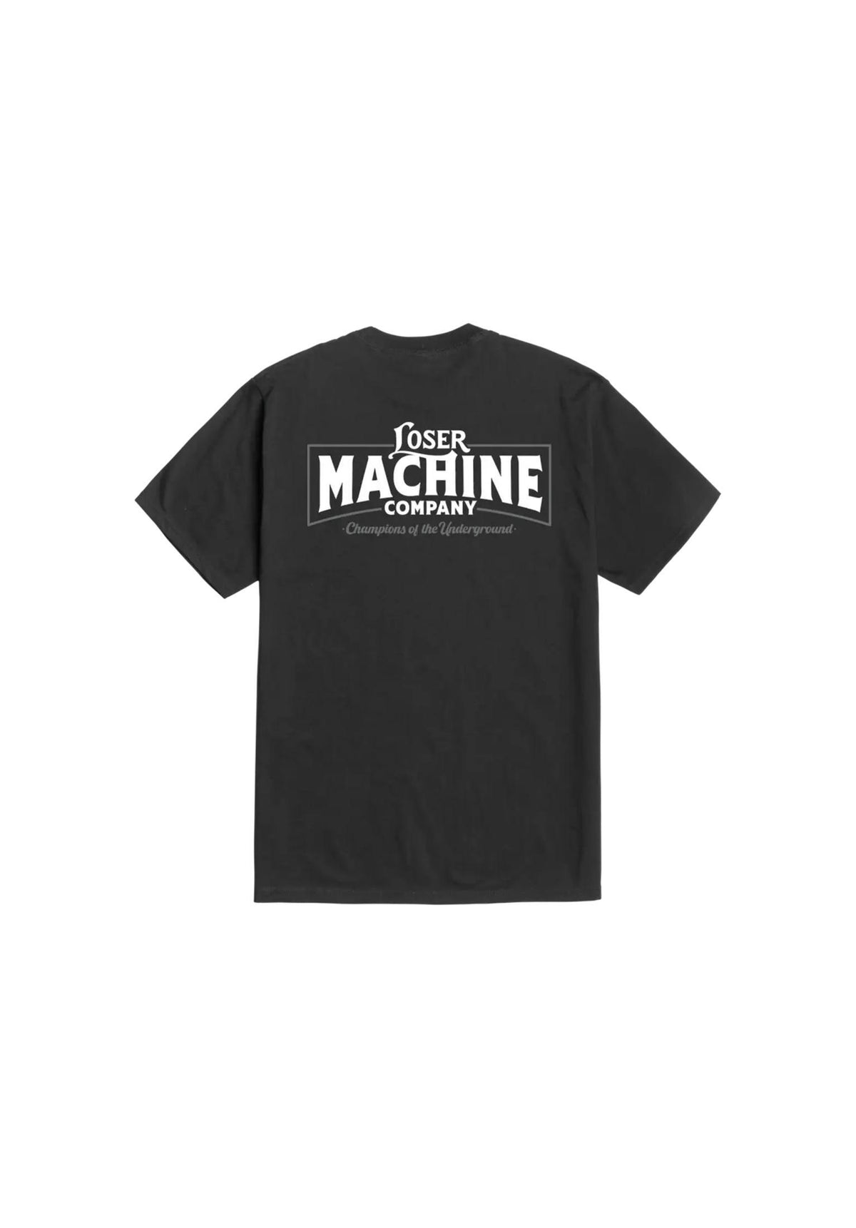 Loser-Machine Benchmark T-Shirt black – Rückenansicht