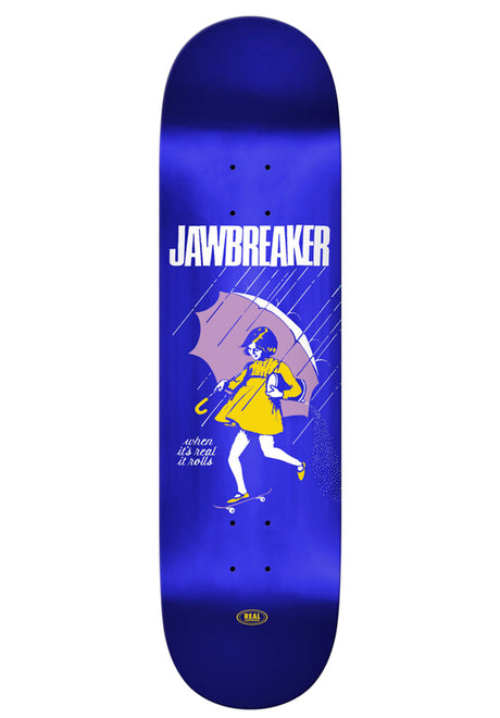 Real Team Jawbreaker Deck blue-foil – Vorderansicht