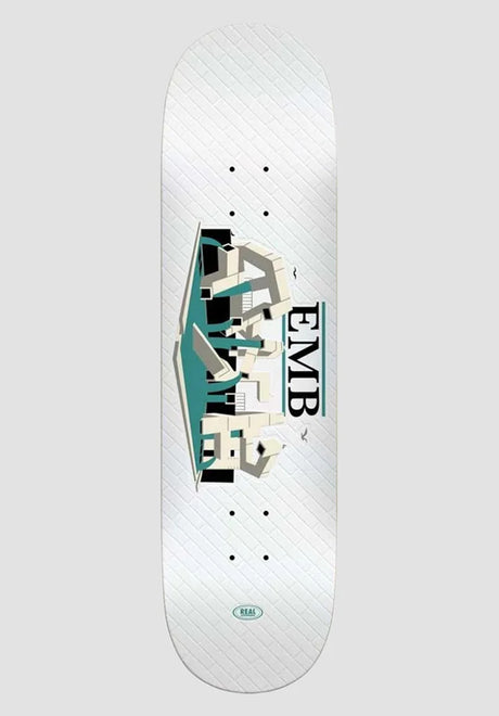Real Team EMB Deck white – Vorderansicht