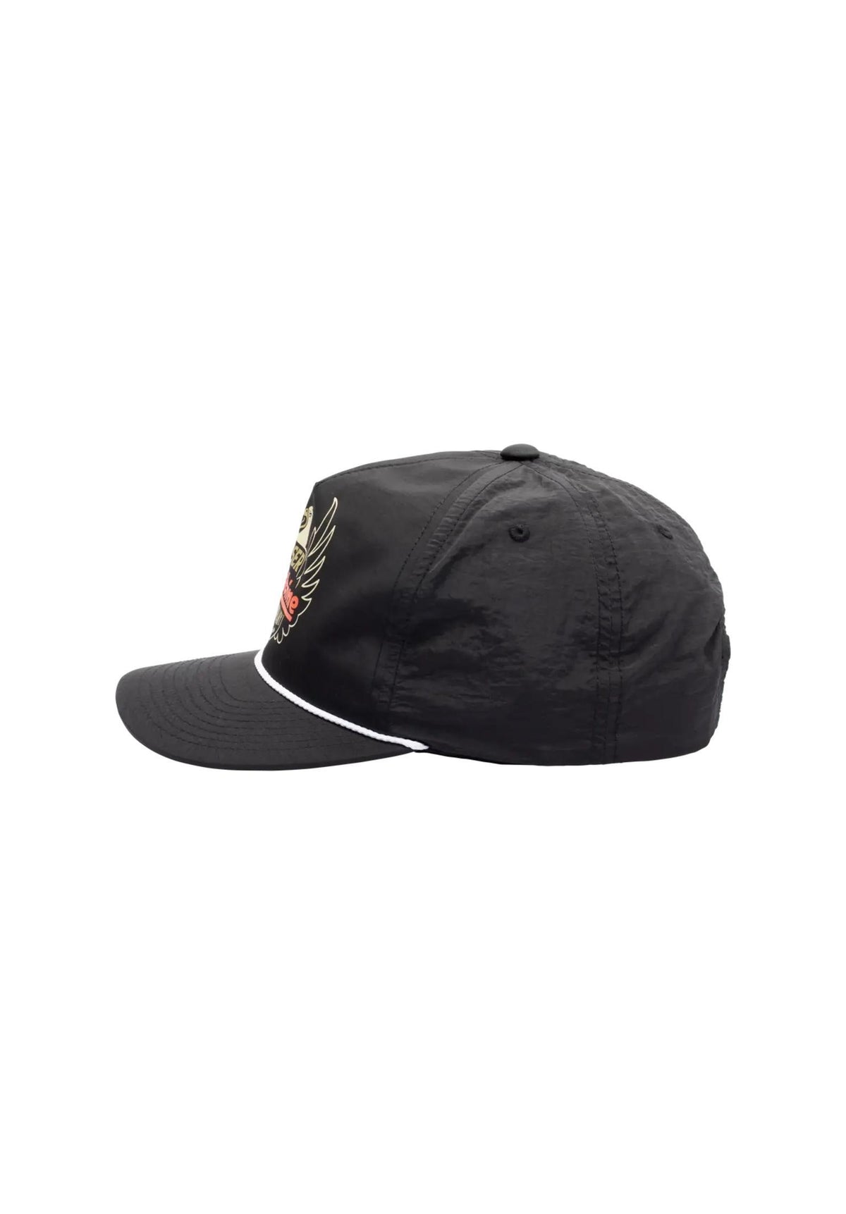 Loser-Machine Winston 5-Panel Unstructured Snapback Cap black – Rückenansicht