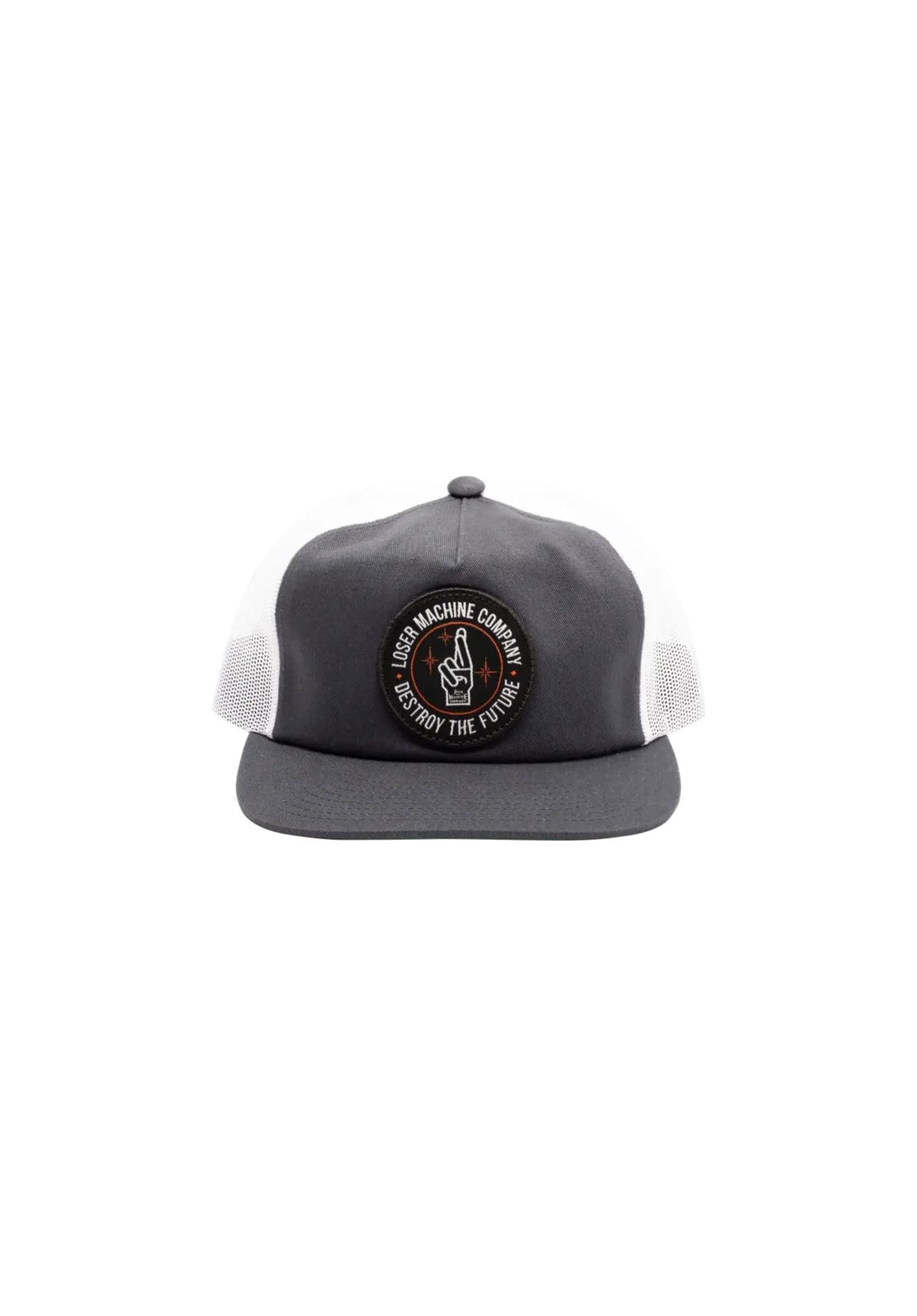 Loser-Machine Clasico FlexFit Trucker Snapback Cap navy-white – Detailansicht 2