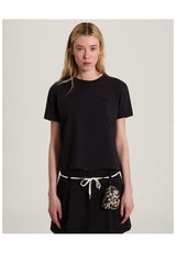 Vans Salton Crew T-Shirt black – Vorderansicht