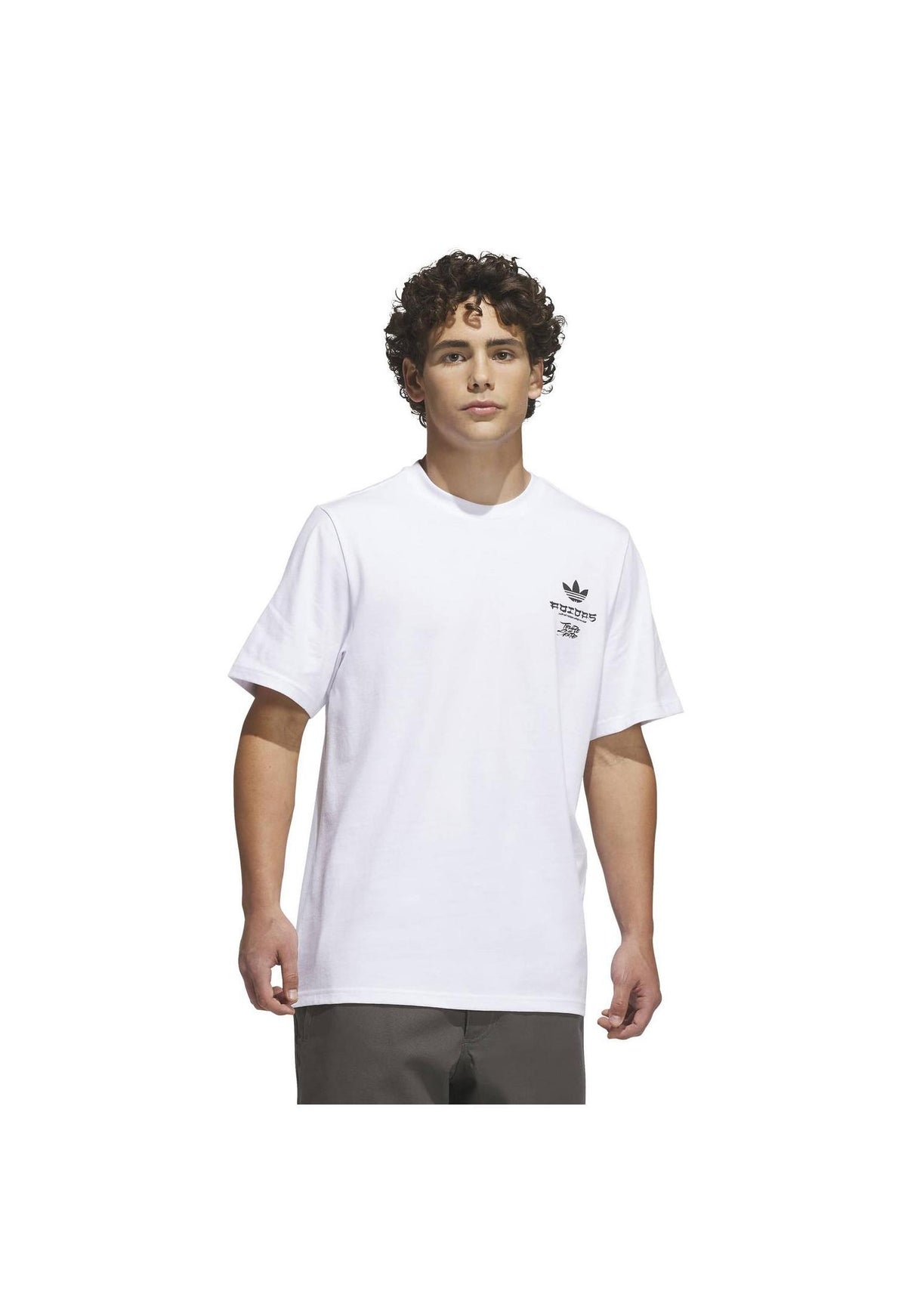 adidas-skateboarding TOS Crane T-Shirt white-black – Rückenansicht