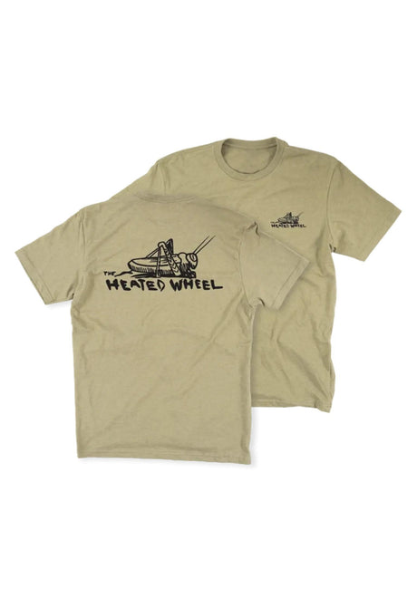The Heated Wheel Grasshopper T-Shirt khaki – Vorderansicht