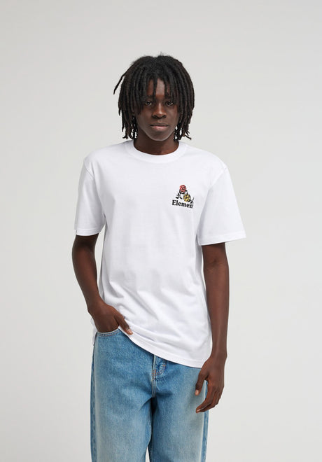 Element Hands Full T-Shirt opticwhite – Rückenansicht