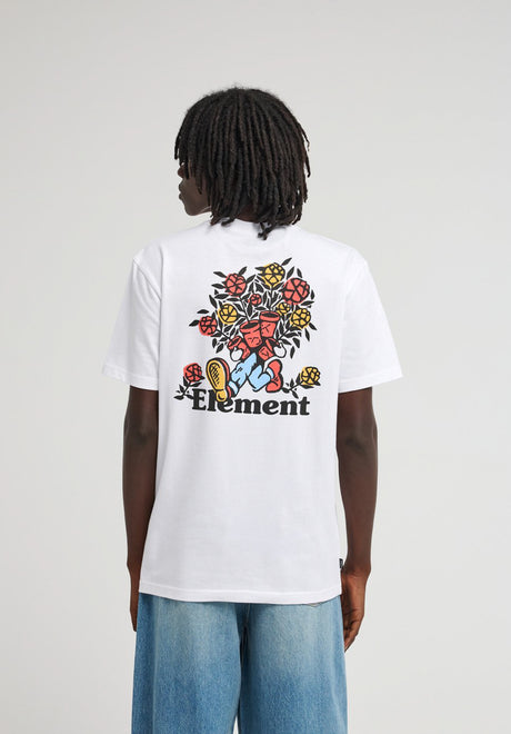 Element Hands Full T-Shirt opticwhite – Vorderansicht