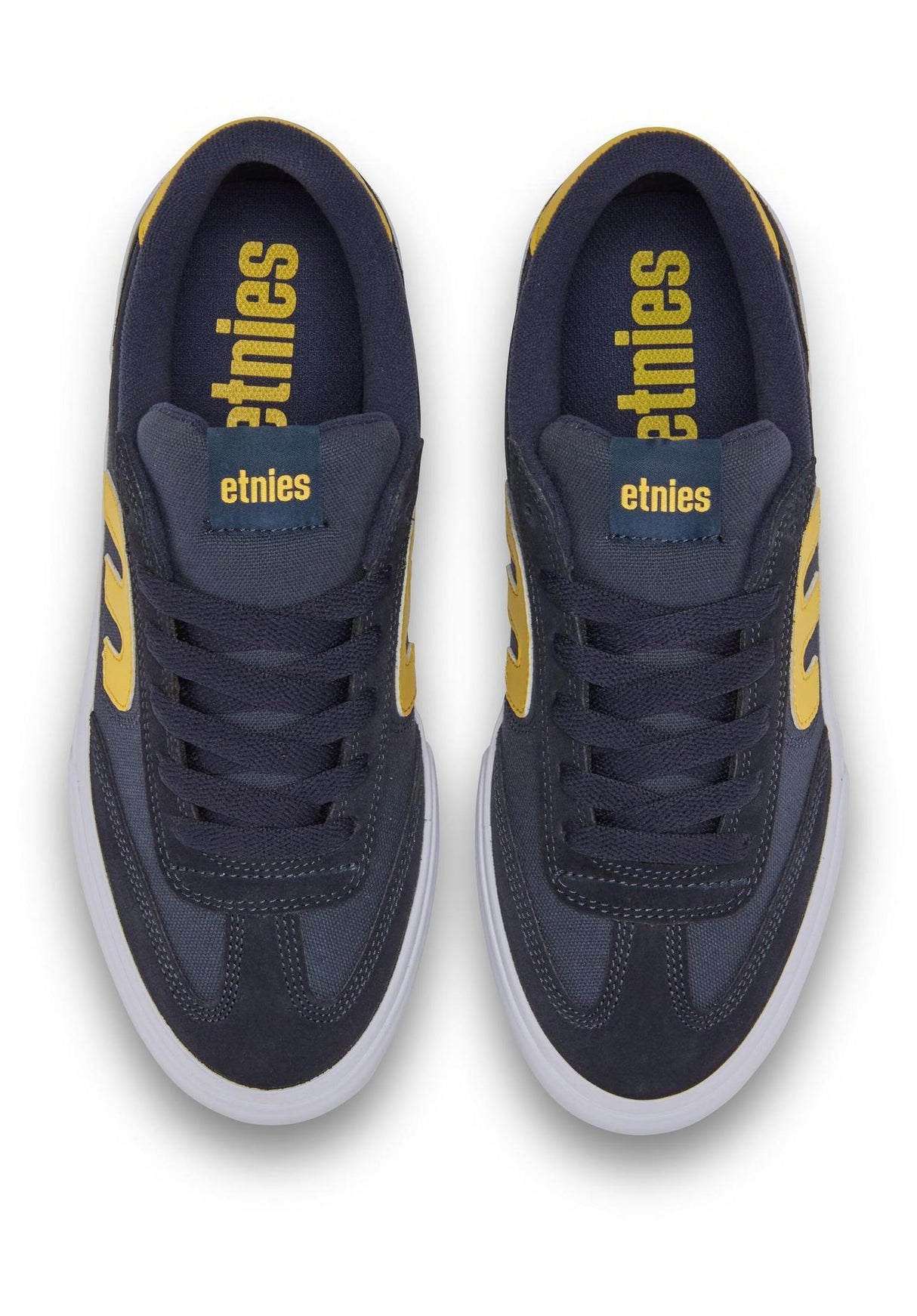 etnies Locut Vulc Schuhe Jungs navy-yellow – Detailansicht 1