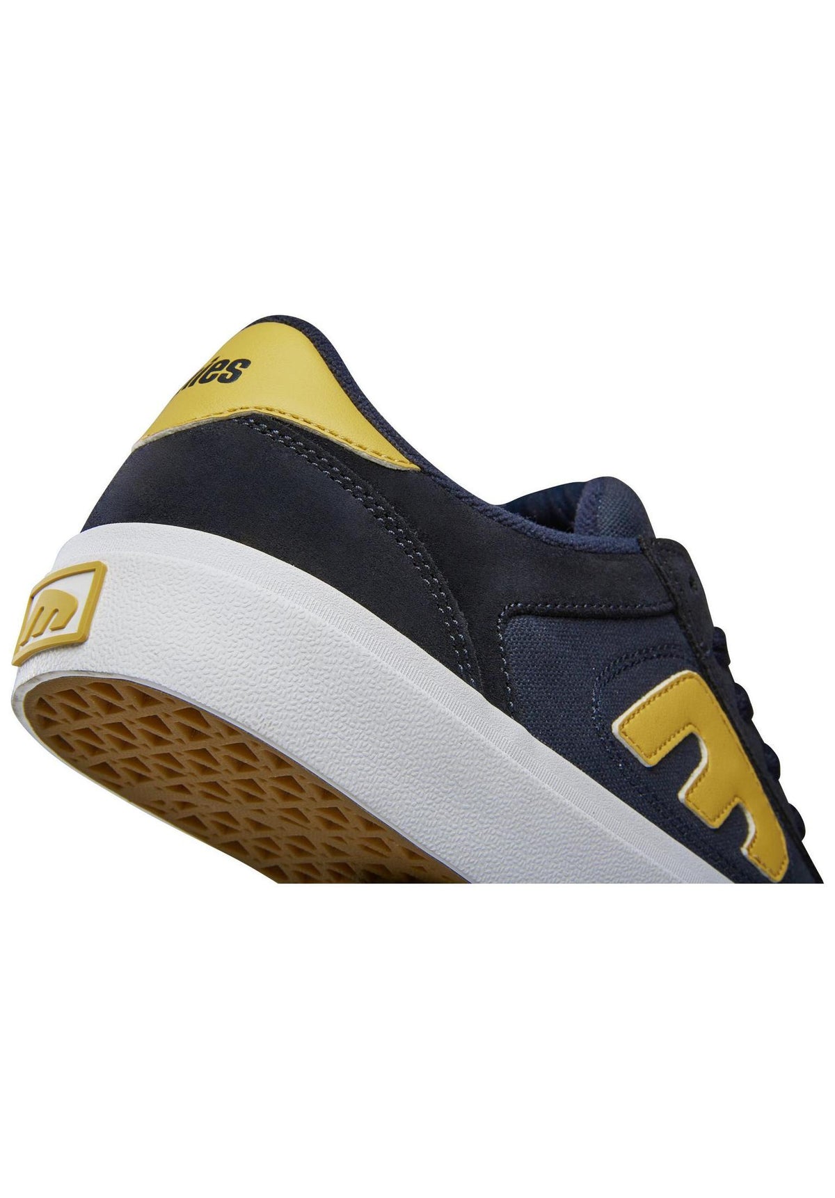 etnies Locut Vulc Schuhe Jungs navy-yellow – Oberansicht