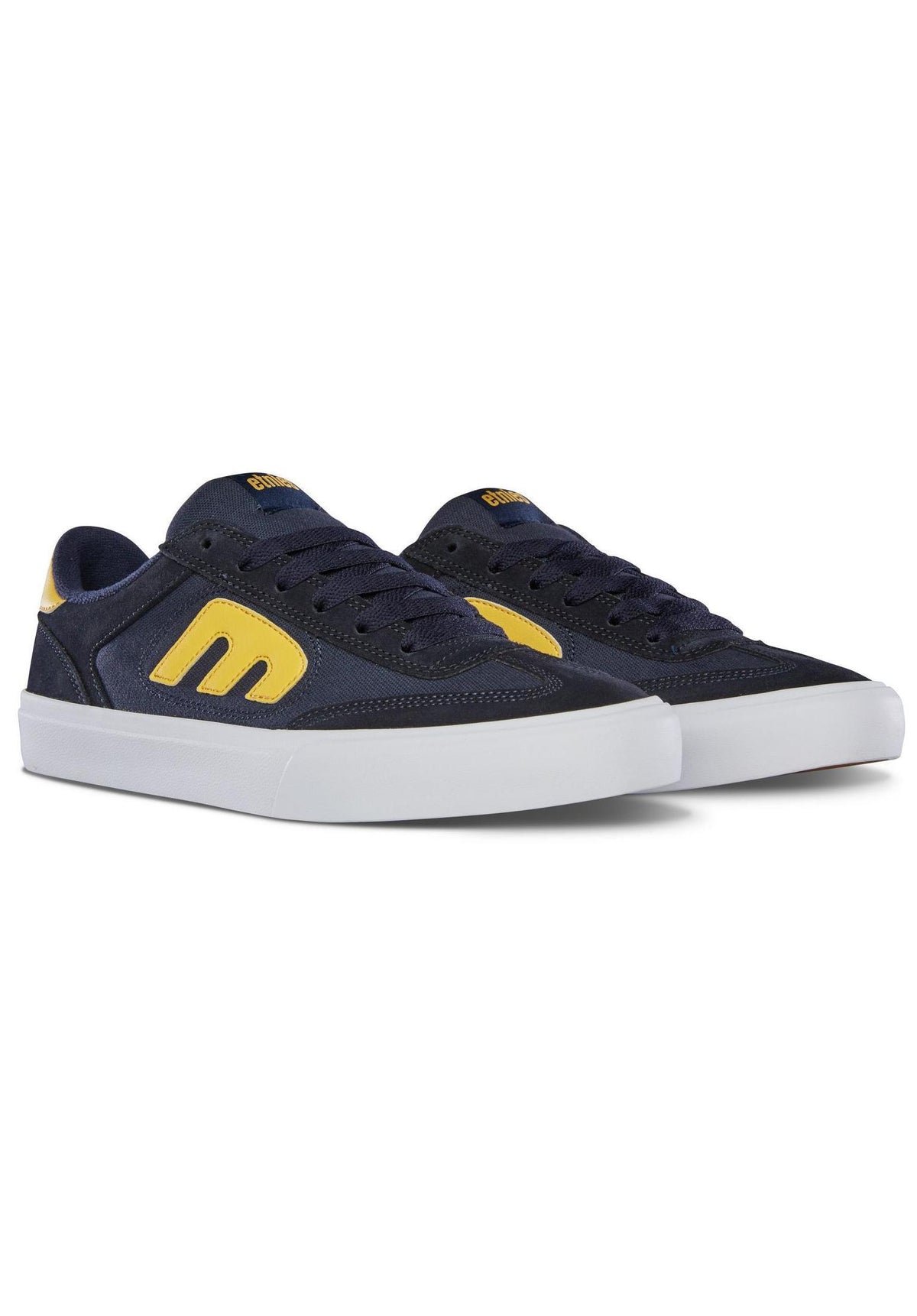 etnies Locut Vulc Schuhe Jungs navy-yellow – Rückenansicht