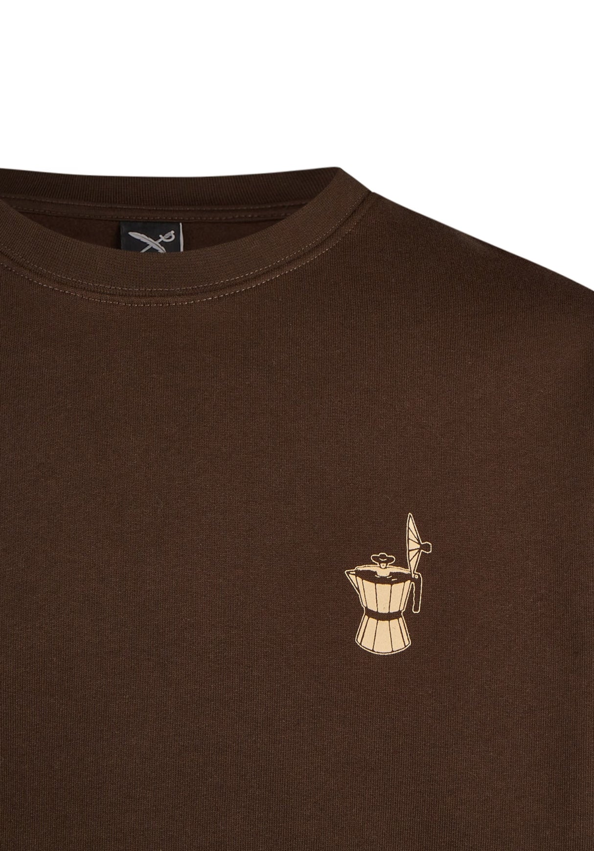 iriedaily Couchboy Crewneck Sweatshirt darkcoffee – Detailansicht 1