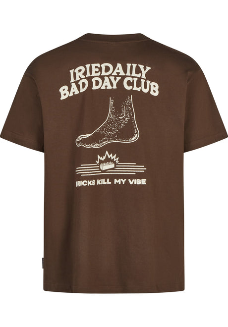 iriedaily Bad Day Club T-Shirt darkcoffee – Vorderansicht