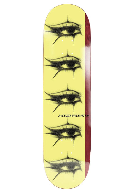 Jacuzzi Unlimited Jet Ski Eyes EX7 Deck yellow-burgundy – Vorderansicht