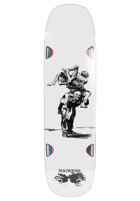 Madness Long Haul R7 Deck white – Vorderansicht