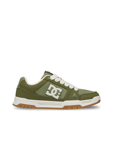 DC Shoes Axira Schuhe Jungs olive-offwhite – Vorderansicht