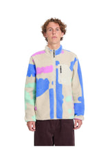 Volcom FA Carrau Fuzzar Zip Übergangsjacke multi – Vorderansicht
