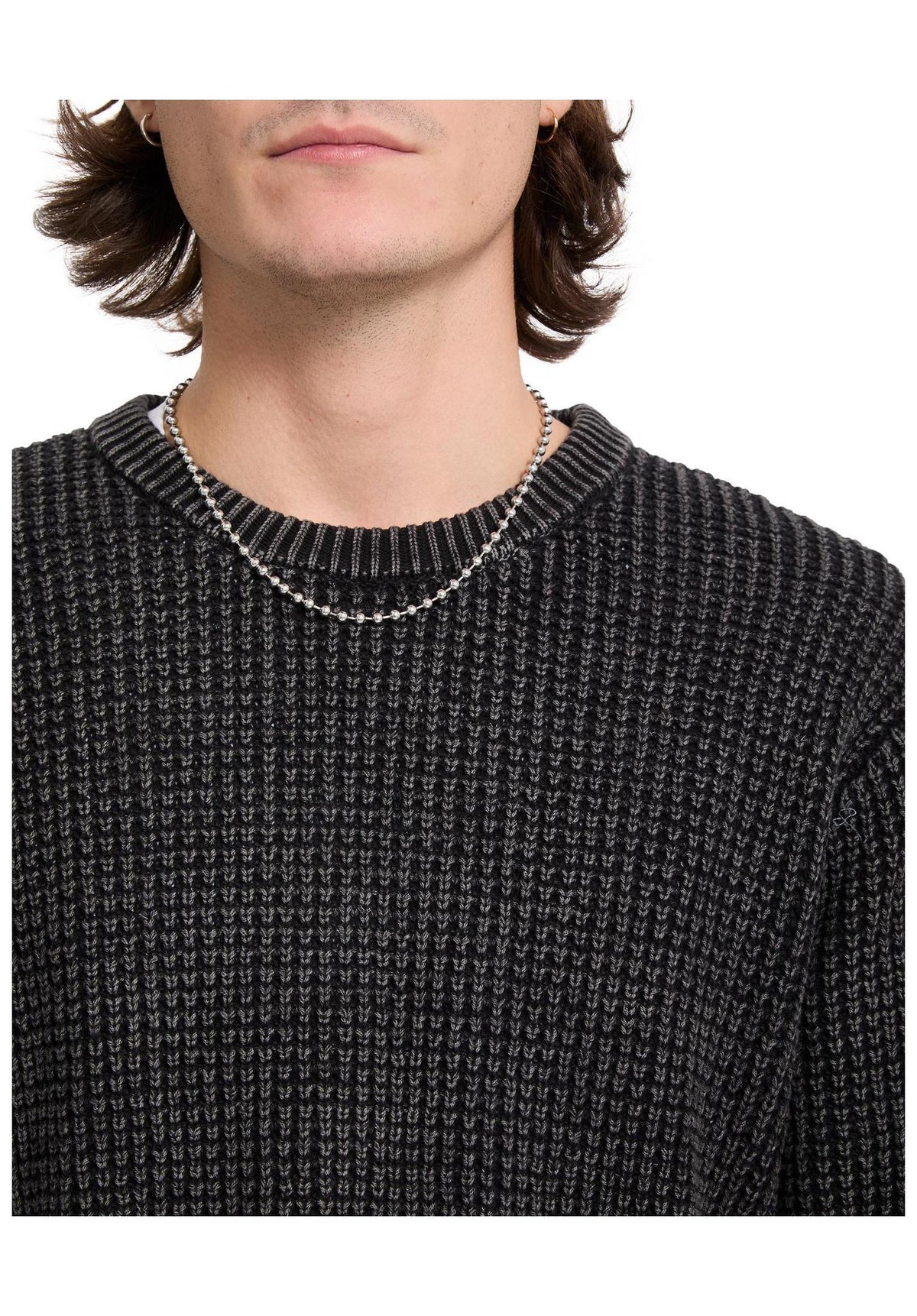Volcom Thermowhy Strickpullover black – Rückenansicht