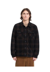 Volcom Bowered II Fleece Hemd-Langarm cacao – Vorderansicht