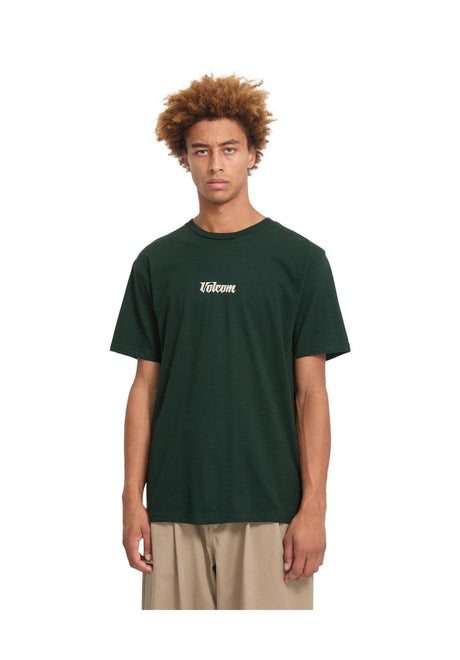 Volcom Linear T-Shirt scarab – Rückenansicht