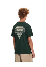 Volcom Linear T-Shirt scarab – Vorderansicht