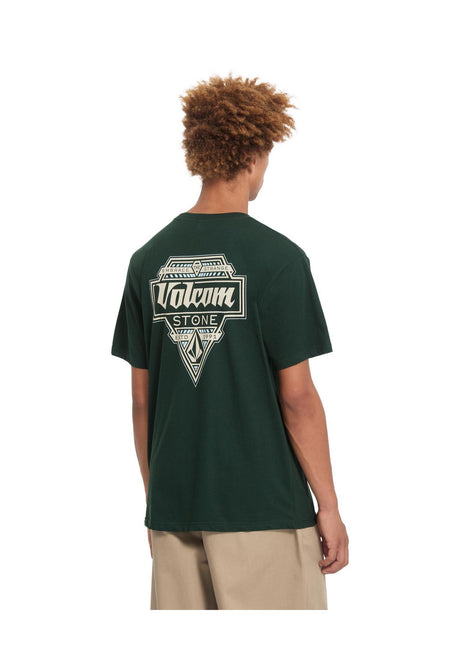 Volcom Linear T-Shirt scarab – Vorderansicht