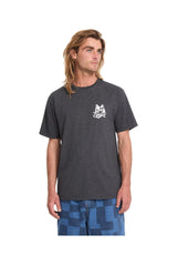 Volcom Tasty HTH T-Shirt heatherblack – Rückenansicht