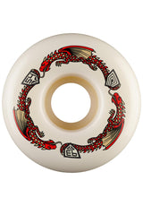 Powell-Peralta Dragons 93A V7 Symmetrical Medium Ride Rolle offwhite – Rückenansicht