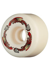Powell-Peralta Dragons 93A V7 Symmetrical Medium Ride Rolle offwhite – Vorderansicht