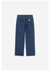Carhartt WIP W' Lavine Jeans blueheavystonewash – Rückenansicht