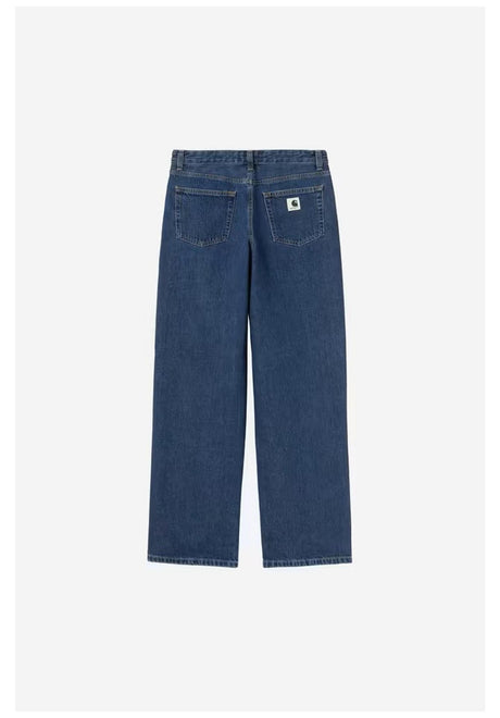 Carhartt WIP W' Lavine Jeans blueheavystonewash – Rückenansicht