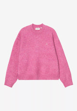 Carhartt WIP W' Curtis Strickpullover tangledhortensia – Vorderansicht