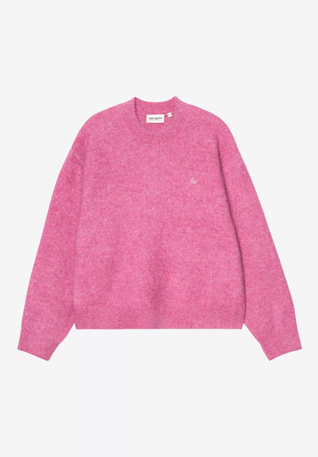 Carhartt WIP W' Curtis Strickpullover tangledhortensia – Vorderansicht