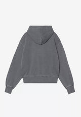 Carhartt WIP W' Hooded Nelson Zip-Hoodie styxgarmentdyed – Rückenansicht